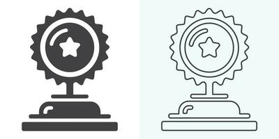 Winner trophy icon vector, symbol of victory event. trophy icon in trendy flat style. Trophy Icon. Professional, pixel perfect icons optimized for both large and small resolutions. vector