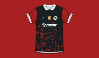 Free vector soccer jersey design for sublimation, sport t shirt design