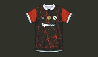 Free vector soccer jersey design for sublimation, sport t shirt design