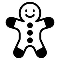 Gingerbread Man Illustration Icons for web, app, infographic, etc vector