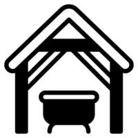 Nativity Scene Illustration Icons for web, app, infographic, etc vector
