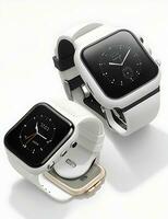 AI generated New Arrival Smartwatch with nice display Fashionable watch photo