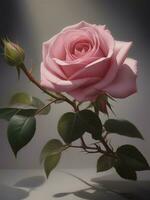 AI generated Free Celebrate Love Happy Valentine's Day with Stunning Rose Flowers, Generative Ai photo