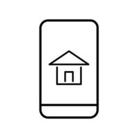 Real Estate set of web icons in line style. Realty icons for web and mobile app. Purchase and sale of housing, property, rental premises, insurance, realty, home loan Editable and Modern Design Icon. vector