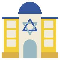 Synagogue Illustration Icons For web, app, infographic, etc vector