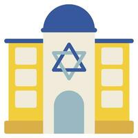 Synagogue Illustration Icons For web, app, infographic, etc vector