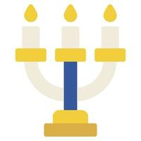 Menorah Illustration Icons For web, app, infographic, etc vector