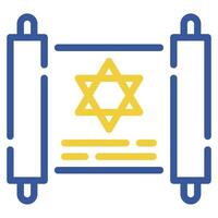 Torah Illustration Icons For web, app, infographic, etc vector