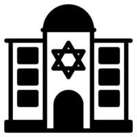 Synagogue Illustration Icons For web, app, infographic, etc vector