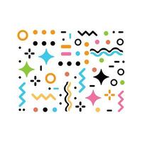 Pattern hipster abstract vector illustration. Form geometric line shapes. Fashion style design concept.