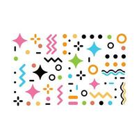 Pattern hipster abstract vector illustration. Form geometric line shapes. Fashion style design concept.