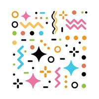 Pattern hipster abstract vector illustration. Form geometric line shapes. Fashion style design concept.