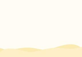 Simple and flat style background with desert for presentation or content with copy space vector