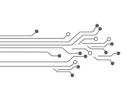 Circuit illustration design vector