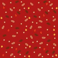 Christmas red background. Cute pattern for endless holidays. Christmas decorative texture photo