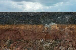 The layers of road. Un-focus image photo