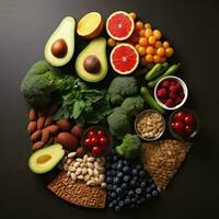 AI generated Realistic Spice Tray Fresh Food with Different Seasonings in Cups Generative AI photo