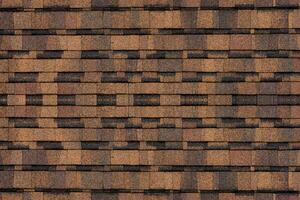 Brown tiles roof background photo