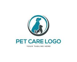 Animal and Pet Logo Design Vector Template.