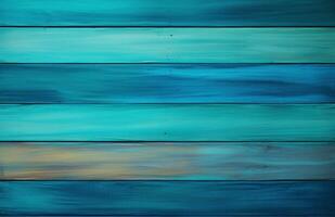 AI generated wood grain background with stripes in aqua, photo