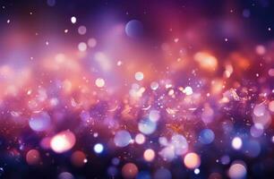 AI generated bokeh bokeh purple pink backgrounds photo