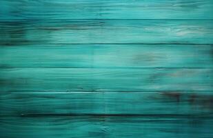 AI generated a turquoise wood background for backgrounds, photo