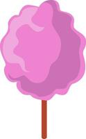 Cotton candy, illustration, vector on white background