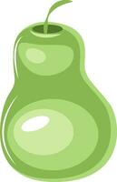 Pear vector color illustration.