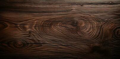 AI generated Brown wood texture background. photo