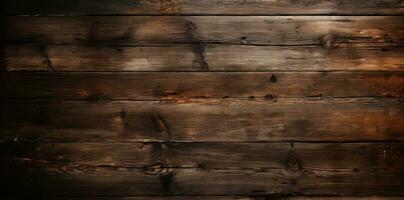 AI generated Rustic reclaimed wood background. photo
