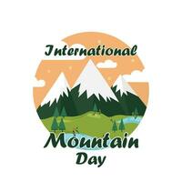 International Mountain Day Mon, Dec 11, 2023. International Mountain Day is celebrated annually on 11 December to to create awareness about the importance of mountains to life. photo