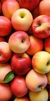 AI generated a liitle photo of a bunch of apples