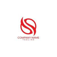 Creative OS, S, so logo design template vector