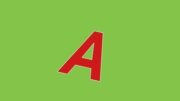 abc a to z alphabet Learning animate Kids education video