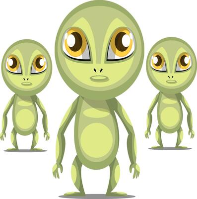 Alien Kids Vector Art, Icons, and Graphics for Free Download