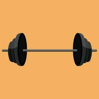 Dumbbell vector color illustration.