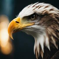 AI generated majestic image of an eagle photo