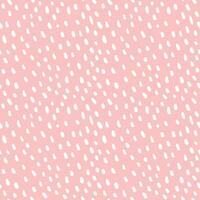 Abstract seamless hand drawn pattern with white dots on a pink background vector