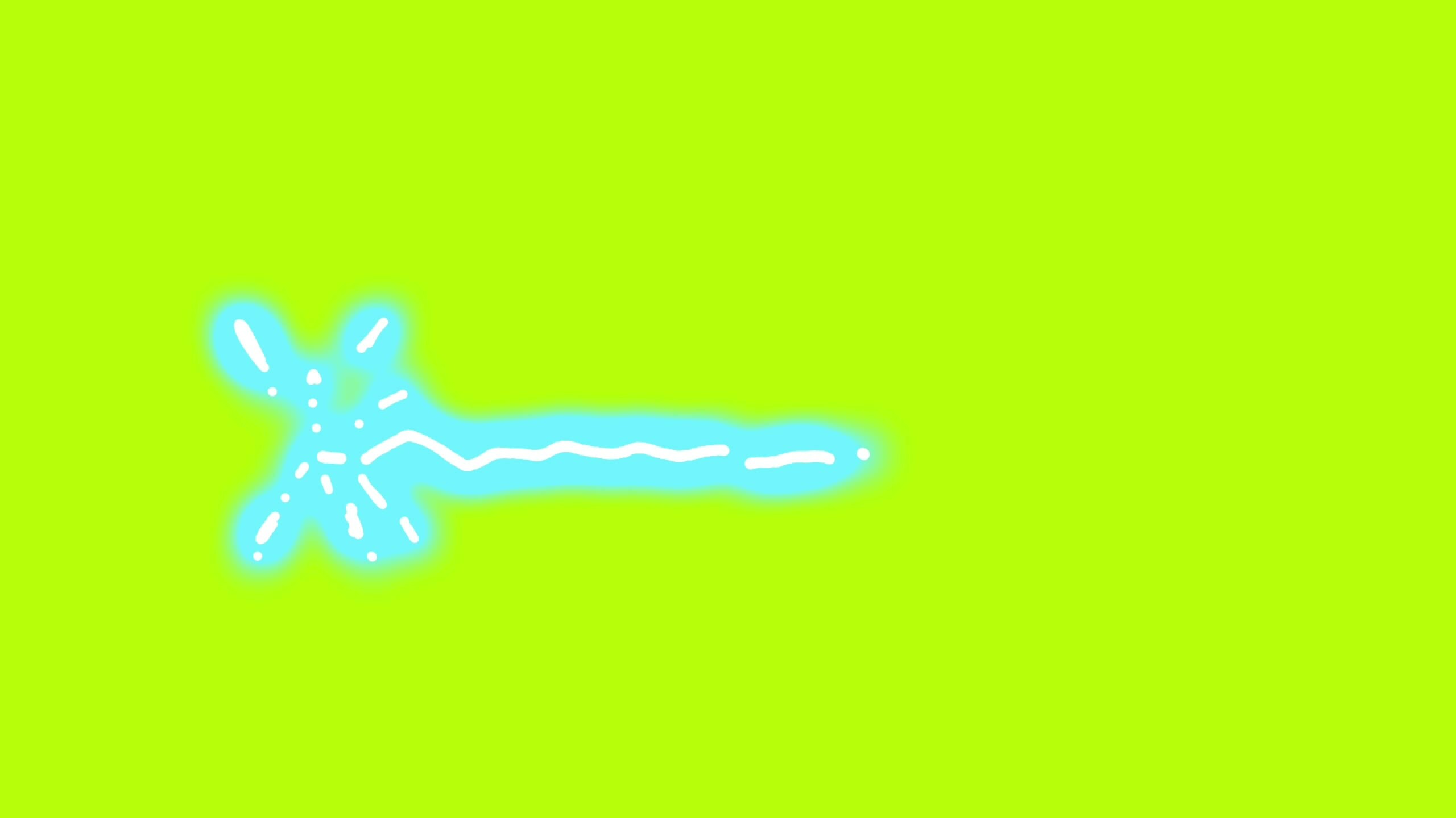 Laser effect animation with green background. Perfect for video