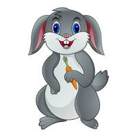 Cute baby rabbit cartoon design vector