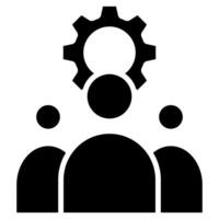 Teamwork Icon line vector illustration