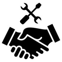 Collaboration Tools Icon line vector illustration