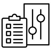 Compliance Controls Icon line vector illustration