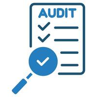 Compliance Audit Icon line vector illustration