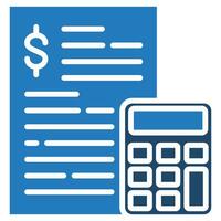 Expense Management Icon line vector illustration