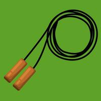 skipping Rope vector color illustration.