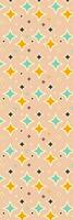 Retro bookmark with geometrical pattern photo