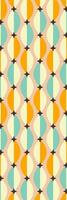 Retro bookmark with geometrical pattern photo