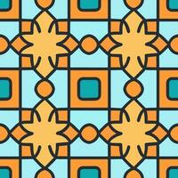 The seamless pattern is very beautiful. vector