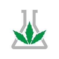 Cannabis icon logo design vector